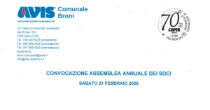 Assemblea annuale soci 2026 - Avis Broni - Immagine: 1