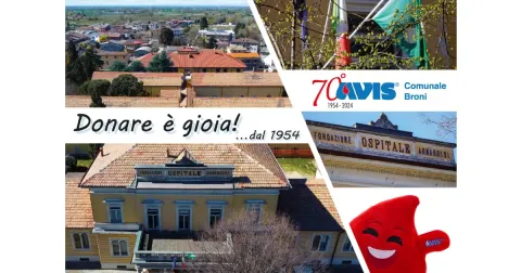 70° anno di fondazione di AVIS Broni - Festa del Donatore