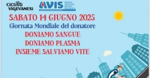 Giornata mondiale del donatore - ASD Ciclisti Vigevanesi