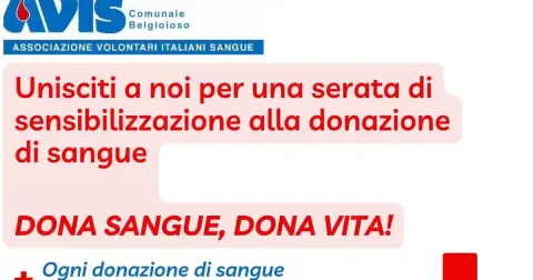 Serata di sensibilizzazione - AVIS Comunale Belgioioso