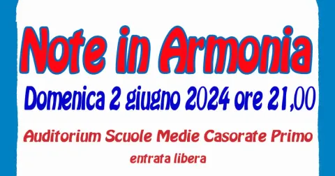 Note in Armonia - AVIS Casorate Primo