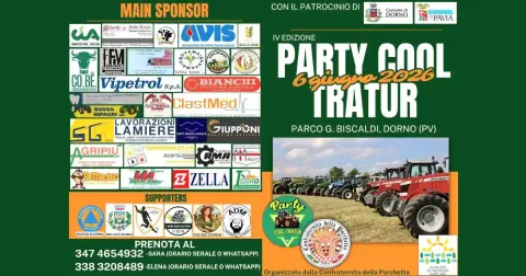Party Cool Tratùr 2026 – IV Edizione - AVIS Sannazzaro de' Burgondi