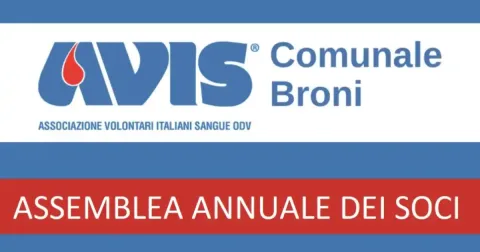 Assemblea annuale soci 2026 - Avis Broni